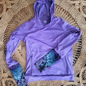 Liv Hoodie Thumbholes Pullover Mandala Tribal